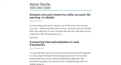 Desktop Screenshot of aaron.kavlie.net